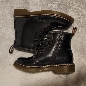 Dr. Martens 1460 8-Eye Patent Boot - Little Kid / Big Kid - Black